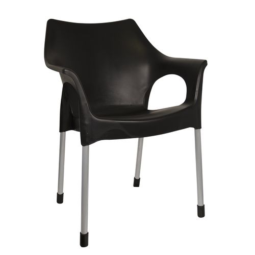 Sillón Silla Plástica Patas De Caño Reforzado Zafiro Quality