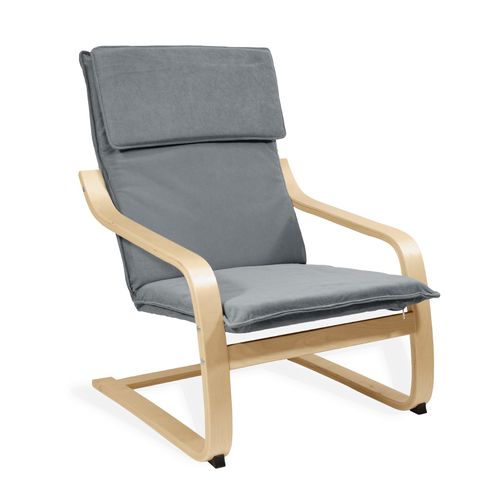 Sillón Poltrona Paris Diseño Nórdico Tela Poliéster