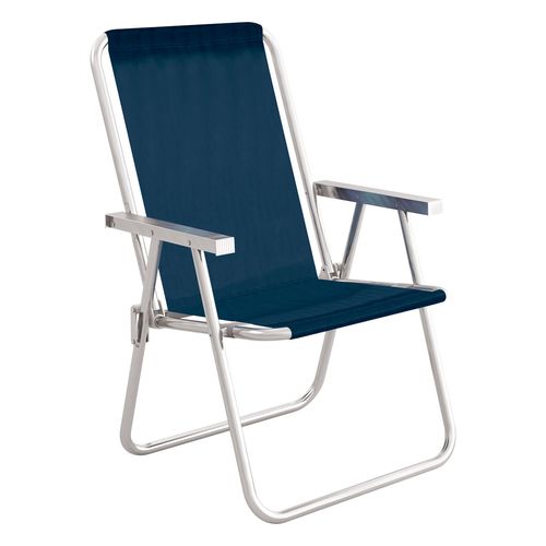 Sillón Playero Pescador Alto Aluminio Reposera MOR