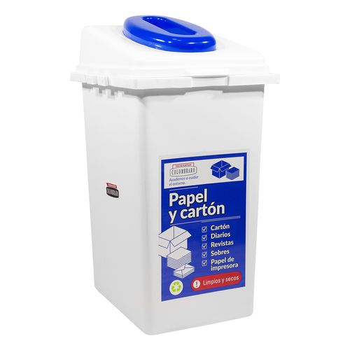 Recipiente de Residuos 60 lt para Reciclaje Colombraro