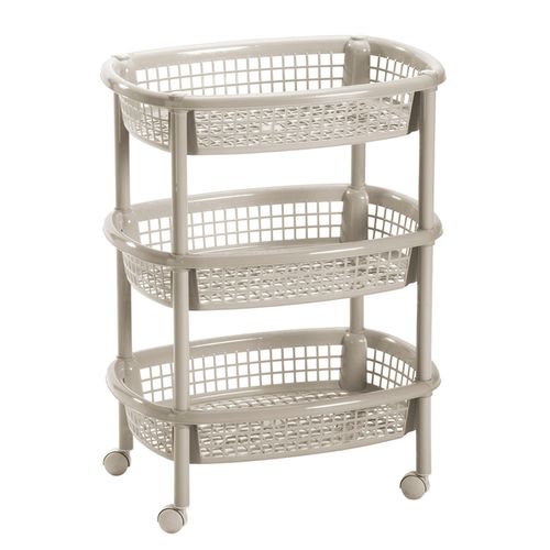 Carrito Organizador Cocina Multiuso Oval Con Ruedas Rimax