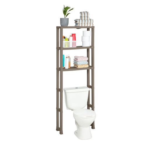 Mueble Organizador de Baño Tres Estantes Plástico Rimax