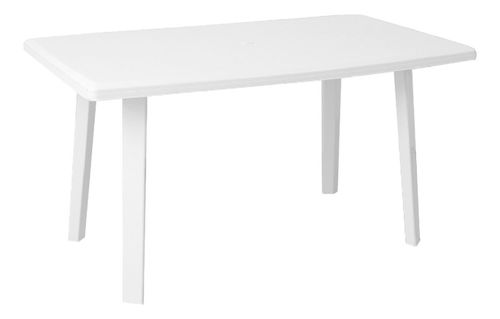 Mesa Plástica Jardín Exterior Rectangular Reforzada Quality