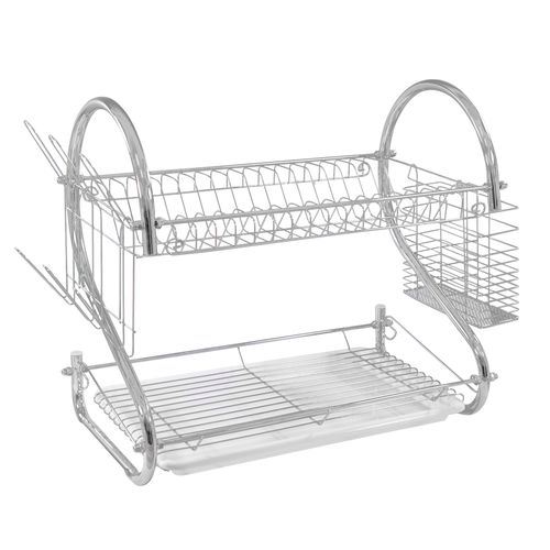 Secaplatos Escurridor Platos Vasos Cubiertos Con Bandeja