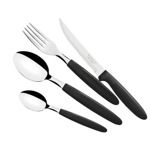 Juego de Cubiertos 48 Piezas Mango Plástico Ipanema Tramontina