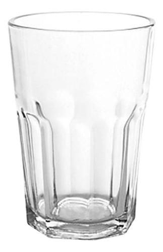 Set X 6 Vaso Vidrio Facetado Oslo 400 Ml Rigolleau