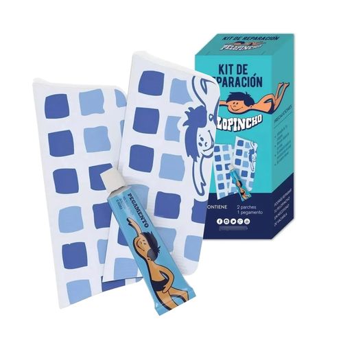 Kit Reparación Parche + Pegamento Piletas Lona Pelopincho