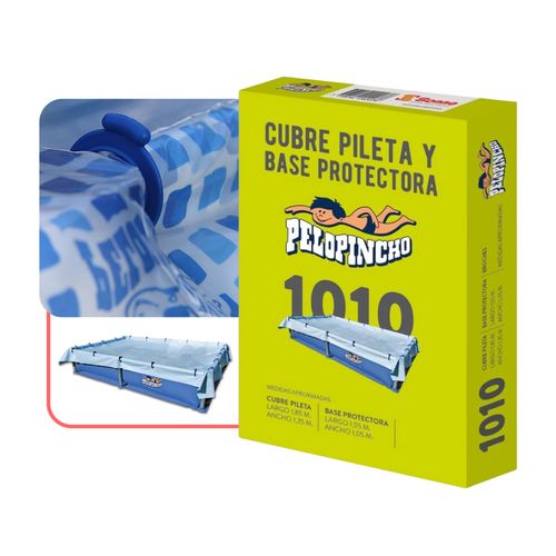 Cubre Pileta y base protectora 185 x 137 cm Pelopincho 1010