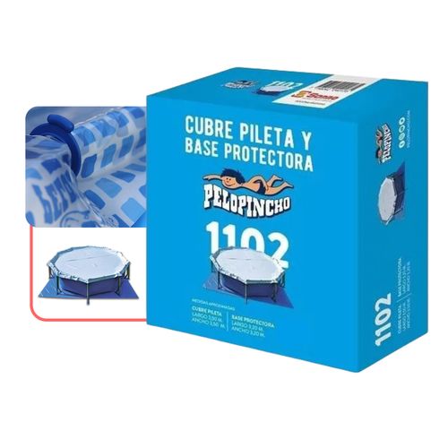 Cubre Pileta Cobertor y base protectora Pelopincho 1102