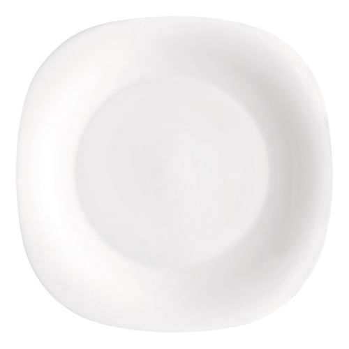 Set X 6 Platos Postre Vidrio Templado Opal Opalinos Parma