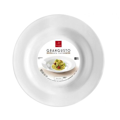 Set 6 Platos para Pasta Gran Gusto 29,5 cm Vidrio Templado Bormioli Rocco