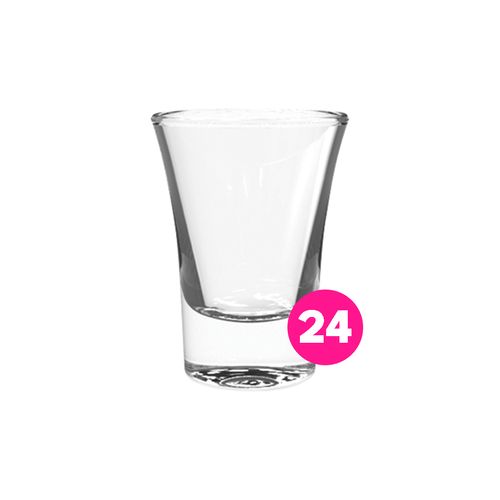 Set 24 Vasos Vidrio Shot Tijuana 60 ML Rigolleau