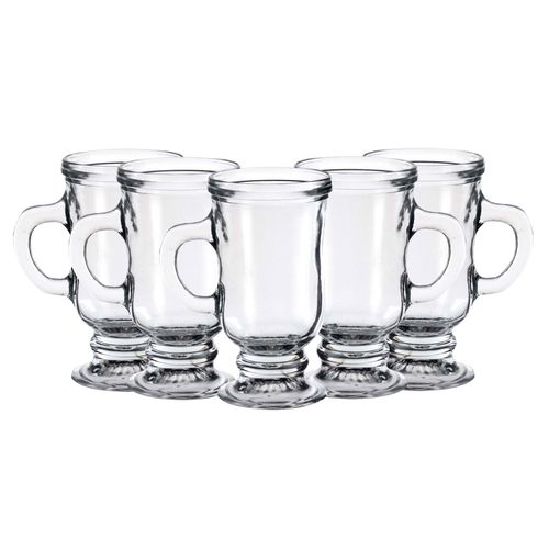 Set x12 Jarro Café Irlandés Capuchino 115 ML Vidrio Rigolleau