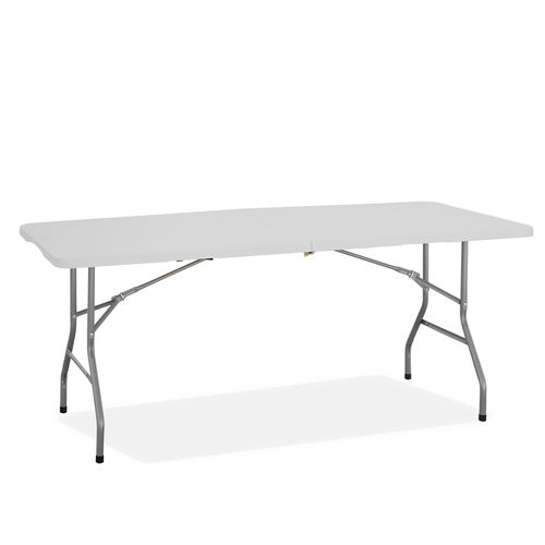 Mesa Plegable 240 Cms. Plastica Valija Camping Picnic Playa