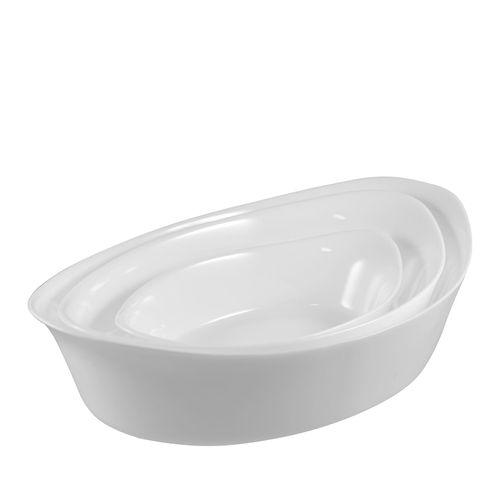 Fuentes de Vidrio Para Horno Oval x 3 Unidades Utile