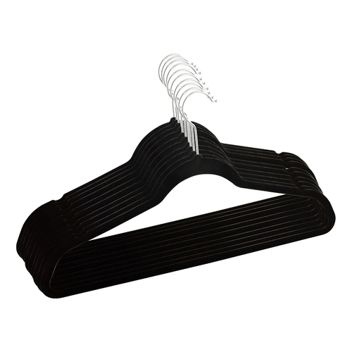 Pack x50 Perchas Terciopelo Antideslizante Ultradelgada