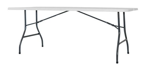 Mesa Plegable 180 Jardin Plastica Valija Camping Reforzada