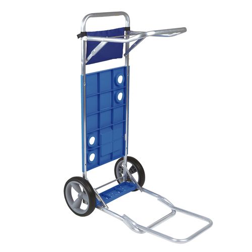 Carrito Para Reposeras Playa Portatil Heladera Plegable Aluminio Mor