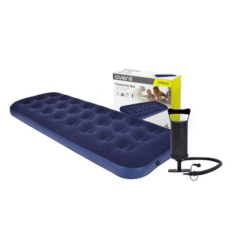 Colchon Inflable Una 1 Plaza Inflador De Regalo Oferta