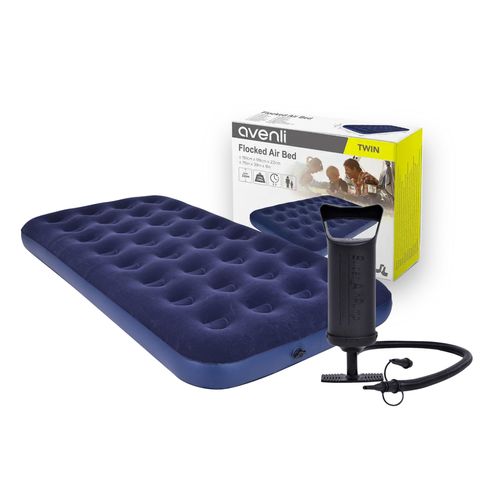 Colchon Inflable Dos 2 Plazas Inflador De Regalo Oferta