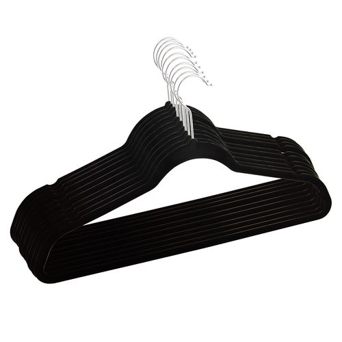 Pack x24 Perchas Terciopelo Antideslizante Ultradelgada