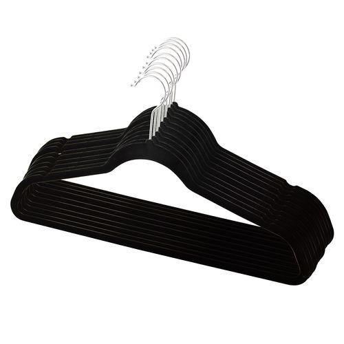 Pack x100 Perchas Terciopelo Antideslizante Ultradelgada