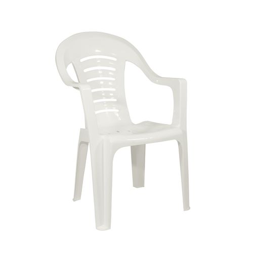 Sillón Silla Plástica Apilable Reforzada Florida