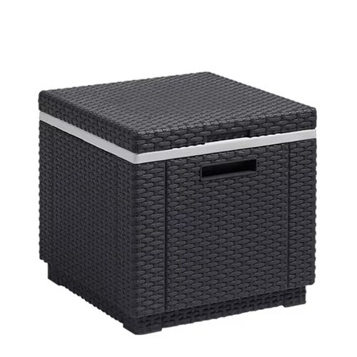 Conservadora Mesa Auxiliar Jardín Puff Ice Cube Keter