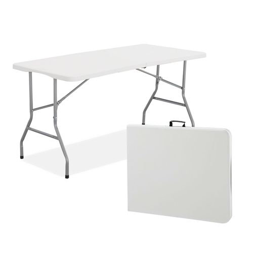 Mesa Plegable 150 Jardin Plastica Valija Camping Playa Picni