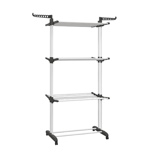 Tender Tendedero De Ropa Rodante 3 Niveles Con Ruedas Utile