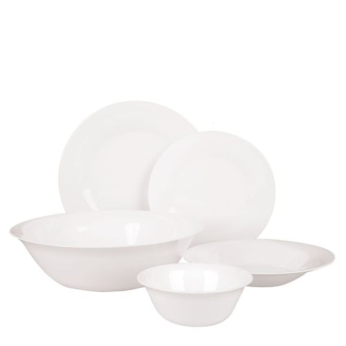 Juego Vajilla x25 Piezas Vidrio Opalina Templado Segre Utile