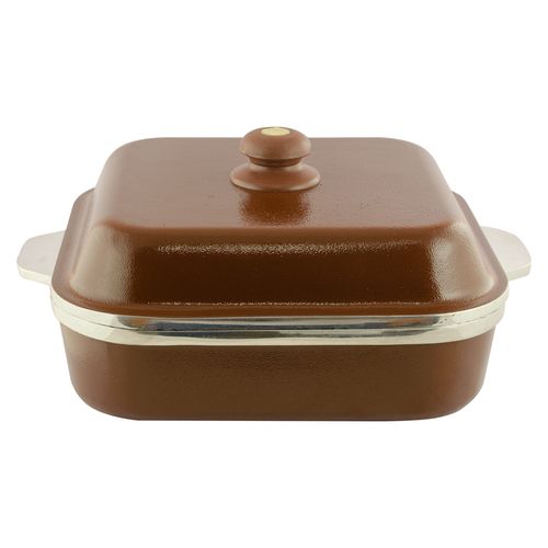 Cacerola Cuadrada Fundición de Aluminio 5 LT con Antiadherente LauryForte