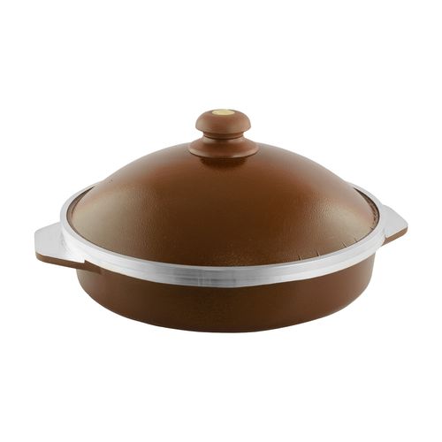 Bifera Con Tapa Fundición de Aluminio 2,5 LT con Antiadherente LauryForte