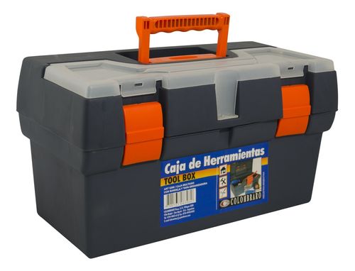 Caja Herramientas Con Bandeja Y Tapa Organizadora Colombraro