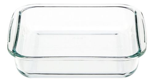 Fuente Asadera Molde Vidrio Templado Para Horno Cuadrada