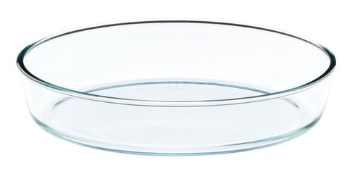 Fuente Oval Molde Vidrio Templado Para Horno 35 Cm.