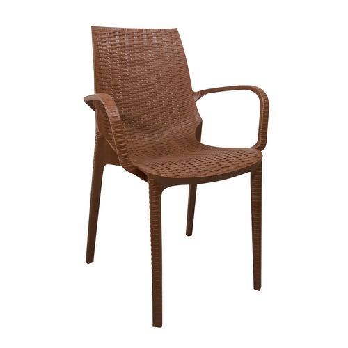 Sillón Silla Plástica Melody Simil Ratan Reforzada Quality