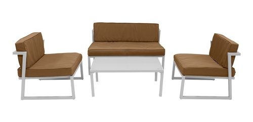 Juego de sillas sillones y mesa para jardín Utile 4 Piezas