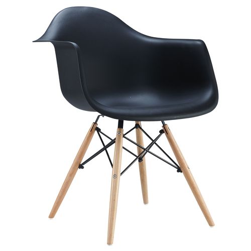 Sillon Silla De Comedor Diseño Eames Dsw Patas De Madera