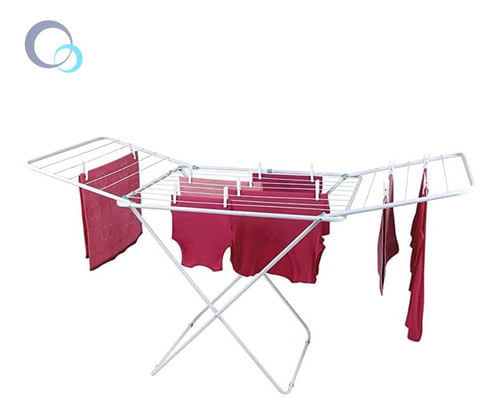 Tendedero Tender De Piso Ropa Aluminio Slim Mor Blanco