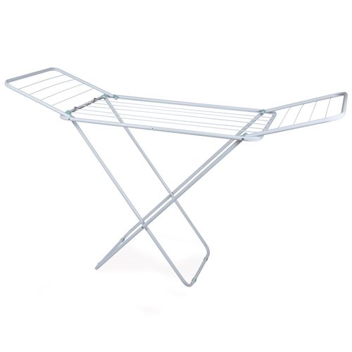 Tendedero Tender Plegable Acero de Pie con Alas 6 Varillas Mor