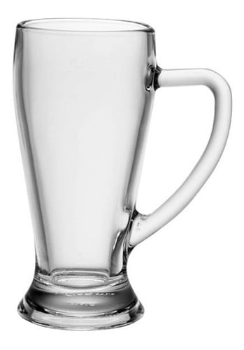 Set X6 Jarros Chop Vaso Cerveza Vidrio Baviera Bormioli 392c