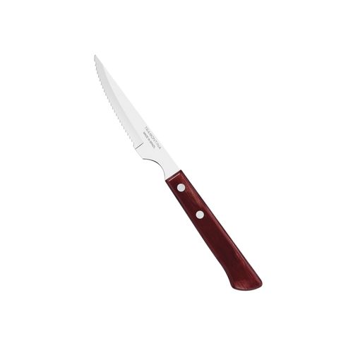 Set 12 Cuchillos Asado Mango Madera Laqueada Polywood Tramontina