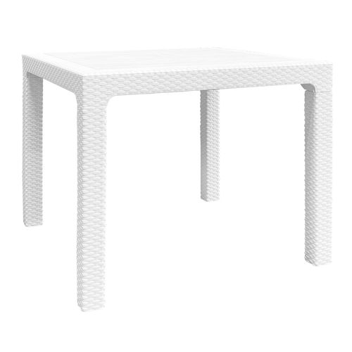 Mesa Cuadrada alta simil ratán 70 x 70 cms.reforzada Quality