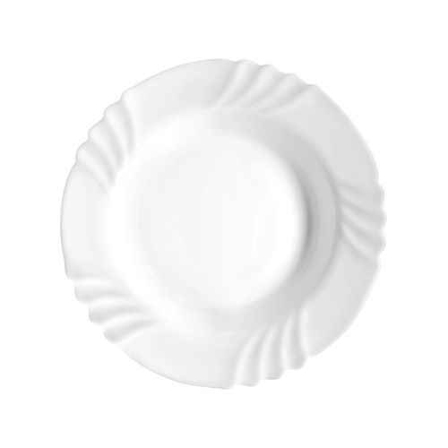 Set X 6 Platos Hondos Vidrio Templado Opal Opalinos Ebro