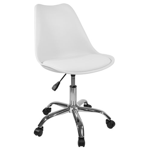 Silla de comedor y escritorio con ruedas y altura regulable Tulip Utile