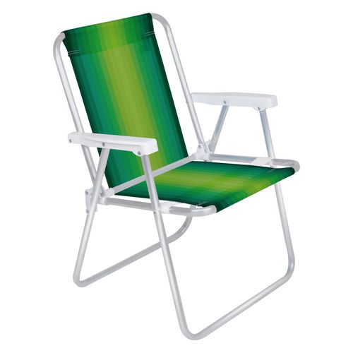 Sillon Playa Camping Pescador Aluminio Rafia MOR