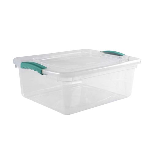 Set 6 Cajas Organizadoras Plásticas Multiuso Apilable 15 LT Wenbox Wenco