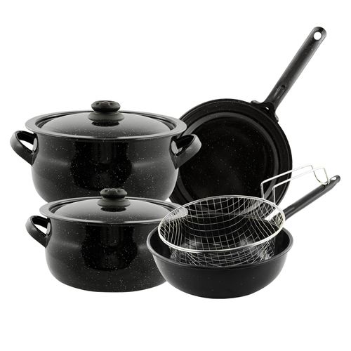 Set Batería Juego Cocina Enlozado 4 piezas Jovifel