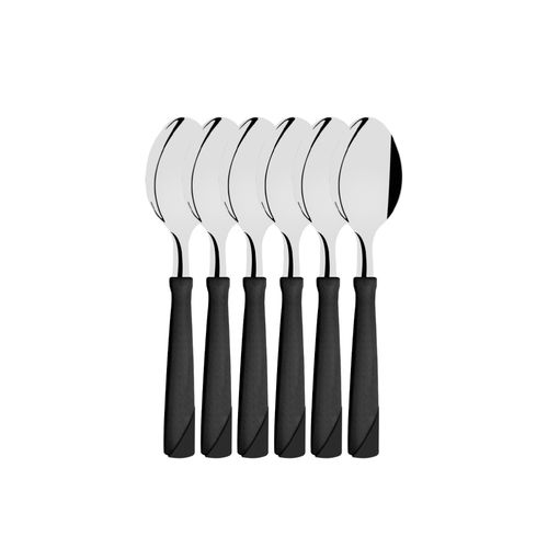 Cuchara de Té New Kolor x6 unid. Mango Plástico Tramontina